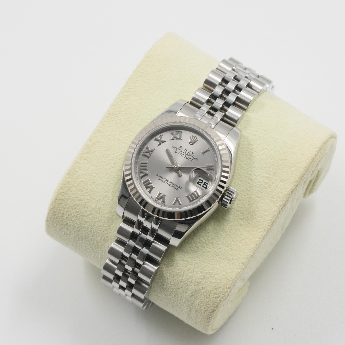 ROLEX DATEJUST 179174 G GRAY ROMAN DIAL